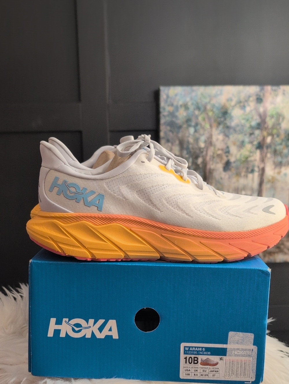 Hoka Woman's Arahi 6. Size 10